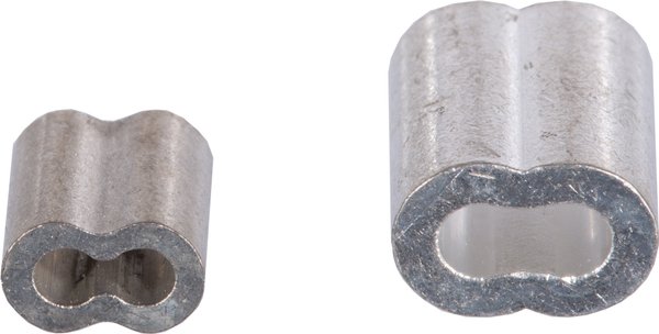 Presshülsen  aus Kupfer verzinkt für 2,5-3,5mm Seil, NT283M
