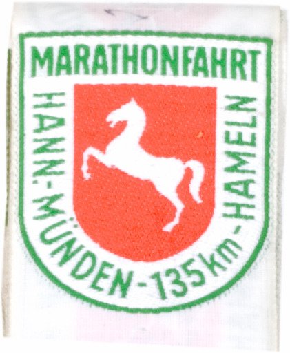 Aufnäher: Weser-Marathon-Fahrt