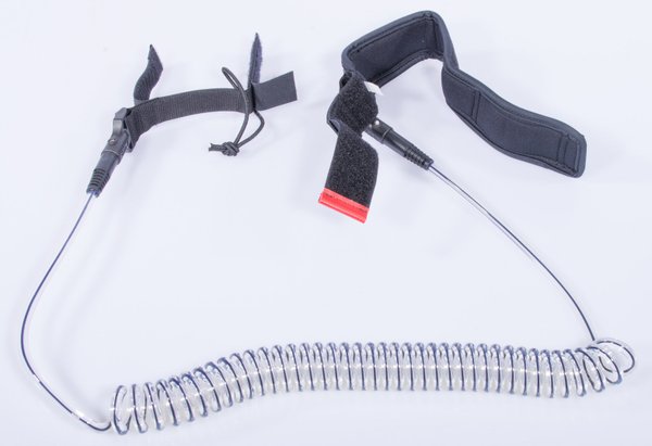 NRS 12' SUP Leash Coiled