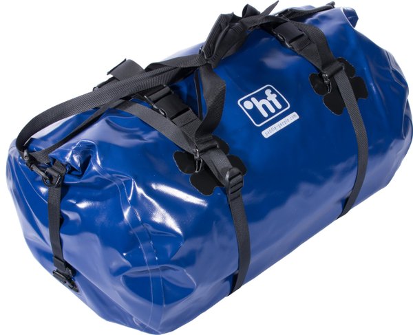 hf Smartpack-Taschen aus PVC-Gewebe mit Rollverschluss 70l blau