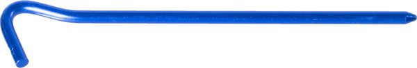 Zelthering Erdnagel 18cm Alu Rundprofil blau